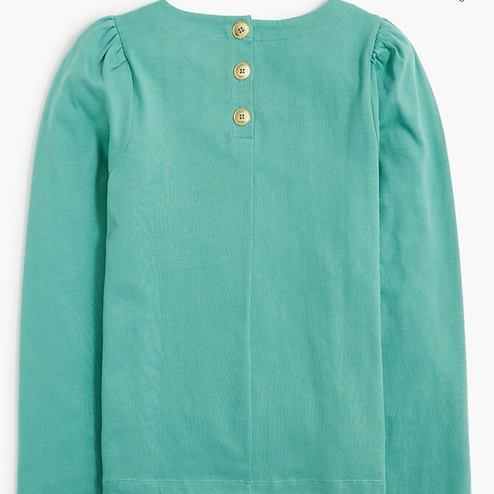 J. Crew Green Puff-sleeve button-back top
MAKE ME AN OFFER!!!
